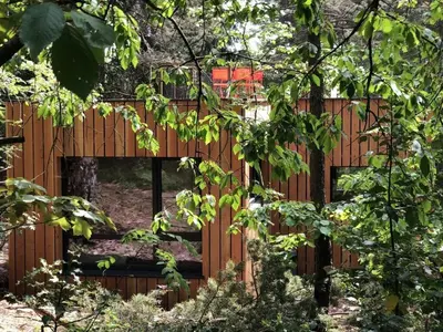 Jardin de l'établissement Holiday home under the trees