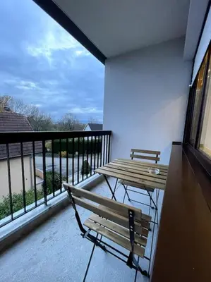 Balcon ou terrasse dans l'établissement HOME GREEN TOUCH - Fibre*Near Basel*Cosy
