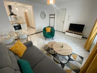 Coin salon dans l'établissement Le 11 de Colmar