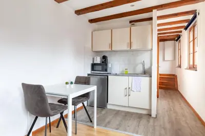 Cuisine ou kitchenette dans l'établissement Travel Homes - Tanneur 6, heart of Petite Venise