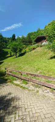 Paysage naturel près de le chalet