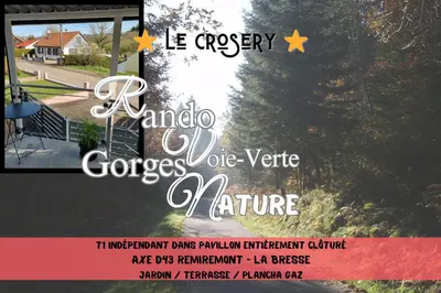 Certificat, récompense, panneau ou autre document affiché dans l'établissement LE CROSERY Clim Rando Ski BBQ Voie Verte