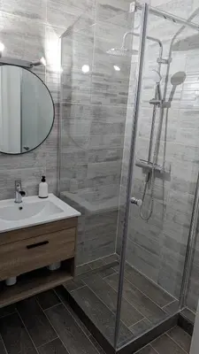Salle de bains dans l'établissement Escapade Mulhousienne