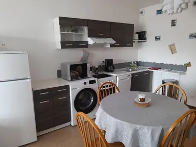 Cuisine ou kitchenette dans l'établissement Vacances Xonrupt-Gerardmer
