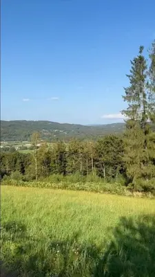 Paysage naturel près de le camping