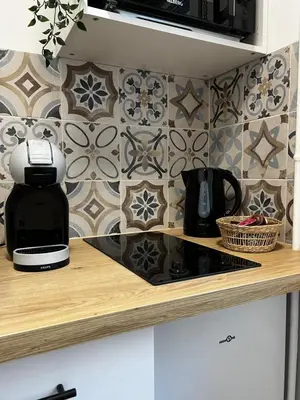 Cuisine ou kitchenette dans l'établissement Proche Centre Mulhouse - Studio cosy