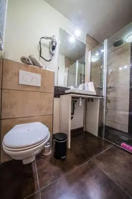 Salle de bains dans l'établissement Guesthouse Le Vauban