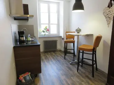 Cuisine ou kitchenette dans l'établissement Guesthouse Le Vauban