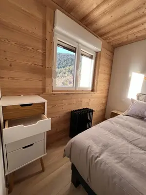 Un ou plusieurs lits dans un hébergement de l'établissement Le Balcon de Bramont