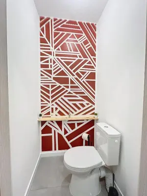 Salle de bains dans l'établissement Le K - Mulhouse Centre