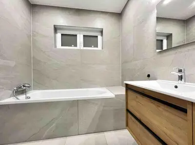 Salle de bains dans l'établissement Bel appartement en plain-pied 5 min de Colmar
