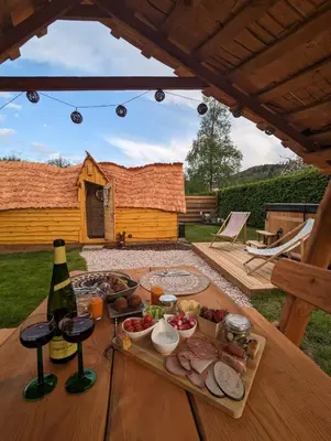 Nourriture dans le chalet ou à proximité