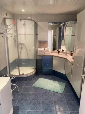 Salle de bains dans l'établissement 100m2 3chambres 5km du Carnaval de BASEL Free Wifi
