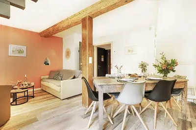 Coin salon dans l'établissement BREDALA**** Gîte maison Alsacienne avec Jardin