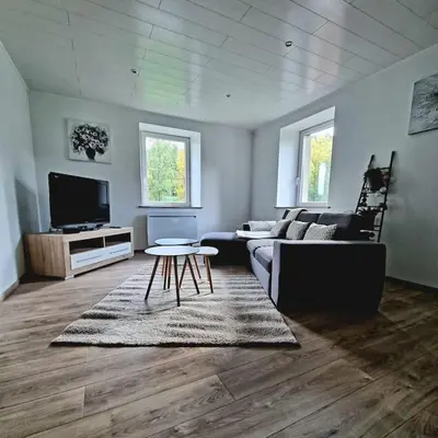 Télévision ou salle de divertissement dans l'établissement Appartement chaleureux 80m2