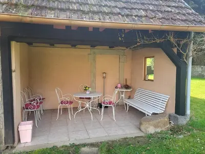 Jardin de l'établissement Le GITE Du MEIERHOF