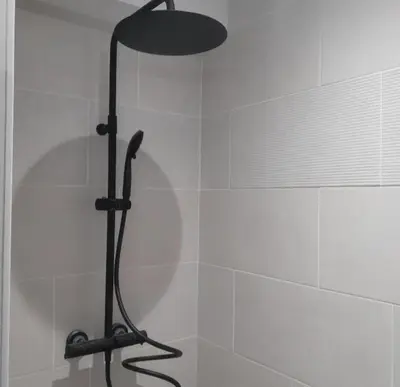 Salle de bains dans l'établissement Apartment calme