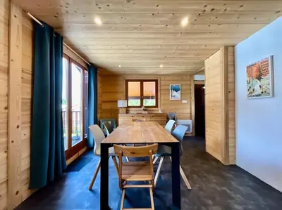 Plan de l'établissement Chalet du Pré - Sauna, terrasse et grand jardin