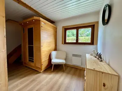 Plan de l'établissement Chalet du Pré - Sauna, terrasse et grand jardin