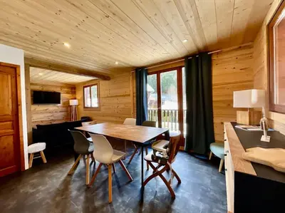 Plan de l'établissement Chalet du Pré - Sauna, terrasse et grand jardin