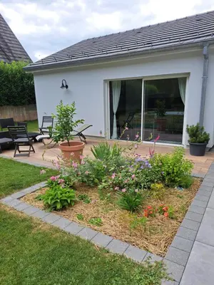 Jardin de l'établissement Chez Eve&Bruno