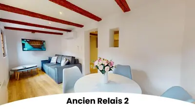 Télévision ou salle de divertissement dans l'établissement Résidence de l'ancien relais