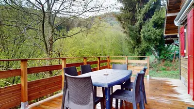 Balcon ou terrasse dans l'établissement Chalet Glitzerstein