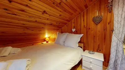 Un ou plusieurs lits dans un hébergement de l'établissement Chalet Glitzerstein