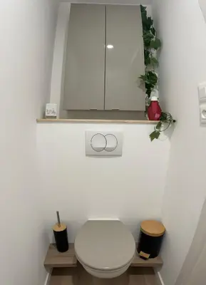 Salle de bains dans l'établissement Appartement 11 - Au cœur du Lac Blanc