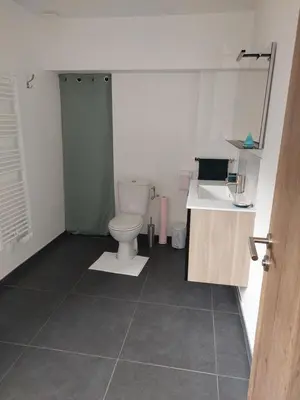 Salle de bains dans l'établissement Bel appartement 6pers