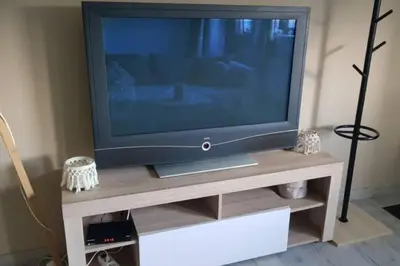 Télévision ou salle de divertissement dans l'établissement Grand Appartement Cosy Chez Pépette à 5 min de Colmar