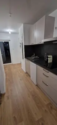 Cuisine ou kitchenette dans l'établissement Studio avec terrasse hyper centre Colmar
