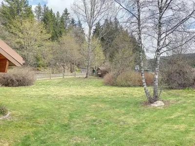 Jardin de l'établissement Le chalet des Broches - jacuzzi