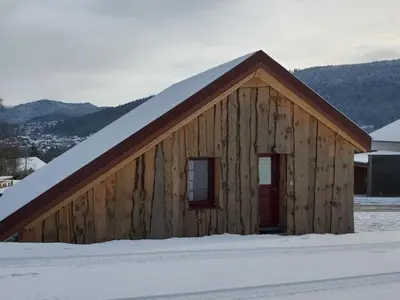 Paysage naturel près de le chalet