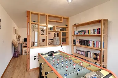 Salle de jeux dans l'établissement La Perle de Xonrupt - Appt vue montagne