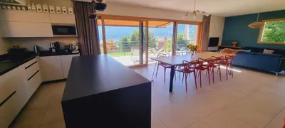 Cuisine ou kitchenette dans l'établissement La Renouée