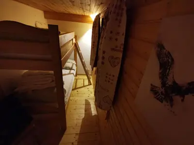 Un ou plusieurs lits dans un hébergement de l'établissement The dream catcher -Spa- panoramic sauna- 2 MINUTES FROM THE SLOPES