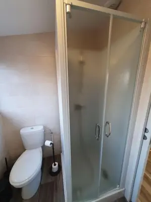 Salle de bains dans l'établissement Appartement 2 pièces tout confort, Aux Portes de Colmar