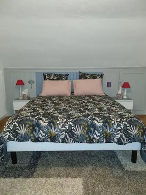 Un ou plusieurs lits dans un hébergement de l'établissement Appartement centre-ville (Chez Antoine)