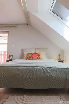 Un ou plusieurs lits dans un hébergement de l'établissement Duplex Amour Toujours
