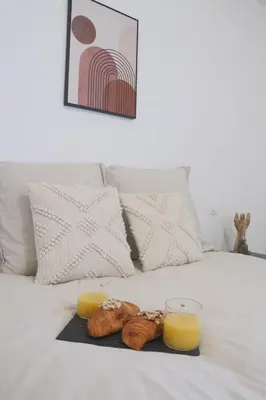 Un ou plusieurs lits dans un hébergement de l'établissement La Chambre Tantra