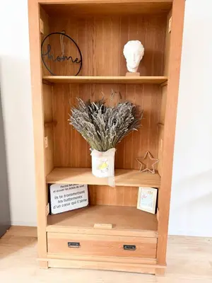 Bibliothèque dans l'appartement