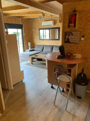 Cuisine ou kitchenette dans l'établissement L’annexe