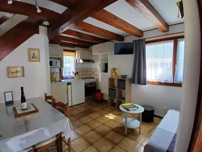 Cuisine ou kitchenette dans l'établissement 4 gites individuels à Kaysersberg