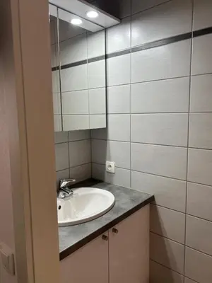 Salle de bains dans l'établissement Salutho