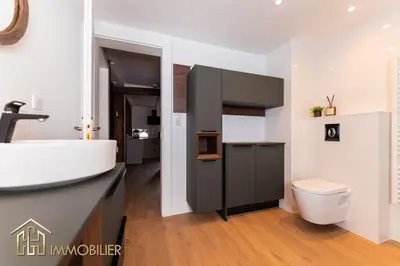 Salle de bains dans l'établissement Chez Hansi & Emmy - Gueberschwihr