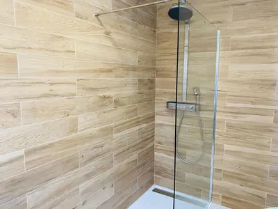 Salle de bains dans l'établissement Un air de campagne