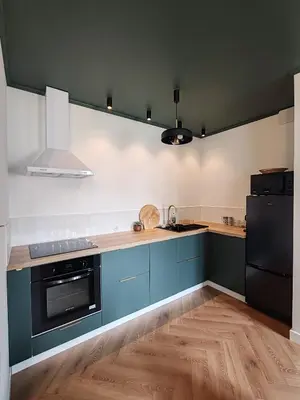 Cuisine ou kitchenette dans l'établissement L'Oiseau vert - calme, ressourçant et proche du centre ville