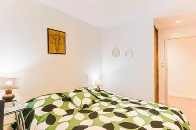 Un ou plusieurs lits dans un hébergement de l'établissement Appartement haut standing avec sauna