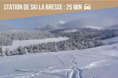 L'établissement Le Belvédère du Lac Blanc en hiver